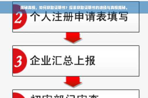 揭秘真相，如何获取证明书？探索获取证明书的途径与真相揭秘。