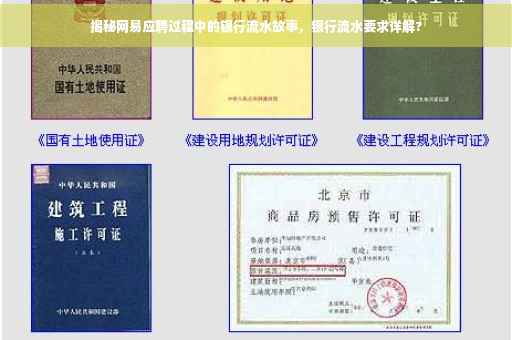 揭秘网易应聘过程中的银行流水故事，银行流水要求详解?
