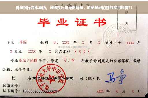 揭秘银行流水真伪，识别技巧与案例解析，避免金融陷阱的实用指南??