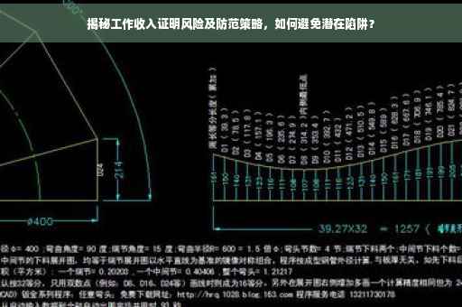揭秘工作收入证明风险及防范策略，如何避免潜在陷阱？