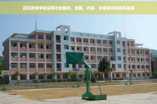 征兵政审学校证明书全解析，流程、内容、注意事项及撰写指南