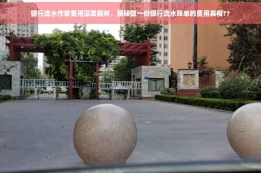 银行流水作家费用深度解析，揭秘做一份银行流水账单的费用真相??