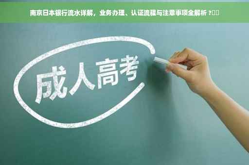 南京日本银行流水详解，业务办理、认证流程与注意事项全解析 ?⚡️