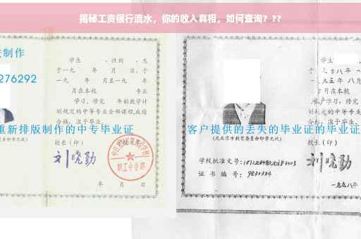 揭秘工资银行流水，你的收入真相，如何查询？??