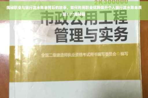 揭秘职业与银行流水账单背后的故事，如何利用职业优势提升个人银行流水账单质量？??揭秘篇