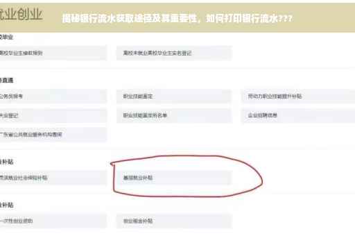 揭秘银行流水获取途径及其重要性，如何打印银行流水???