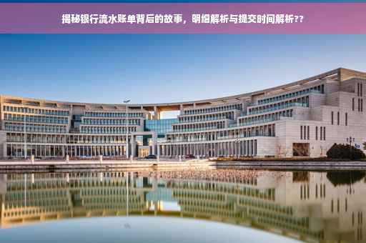 揭秘银行流水账单背后的故事，明细解析与提交时间解析??