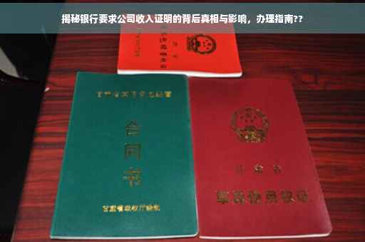 揭秘银行要求公司收入证明的背后真相与影响，办理指南??