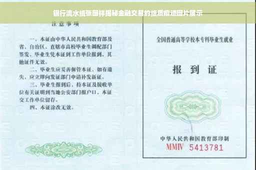 银行流水纸张图样揭秘金融交易的纸质痕迹图片展示