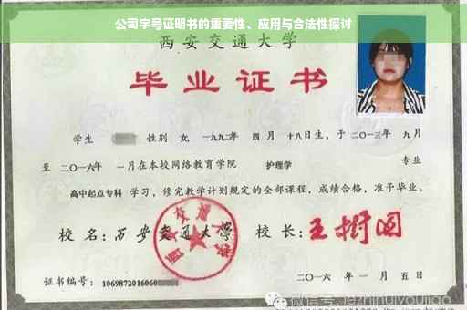 公司字号证明书的重要性、应用与合法性探讨