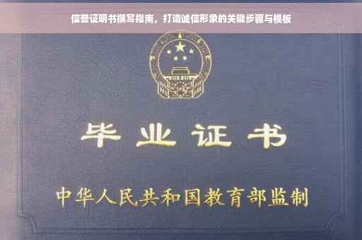 信誉证明书撰写指南，打造诚信形象的关键步骤与模板