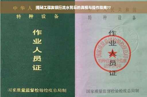 揭秘工程发银行流水背后的真相与操作指南??