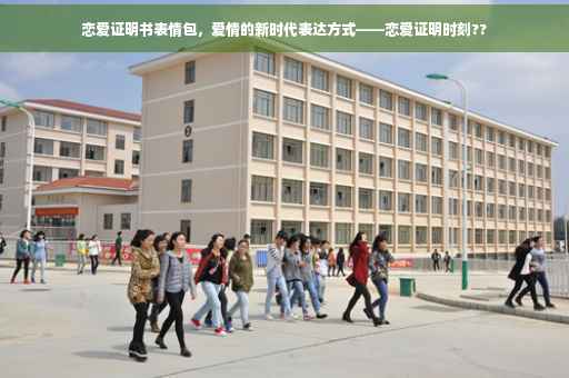 恋爱证明书表情包，爱情的新时代表达方式——恋爱证明时刻??