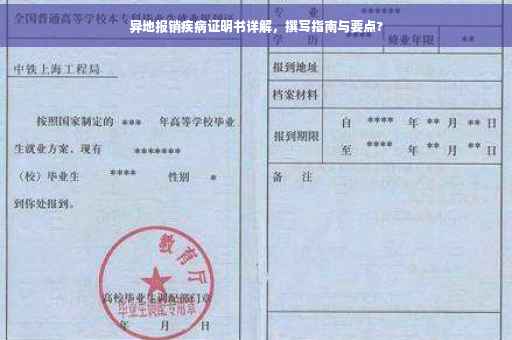 异地报销疾病证明书详解，撰写指南与要点?