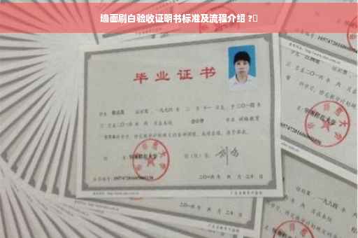 墙面刷白验收证明书标准及流程介绍 ?✨