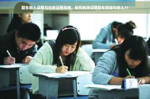 股东收入证明与出资证明指南，如何有效证明股东权益与收入??