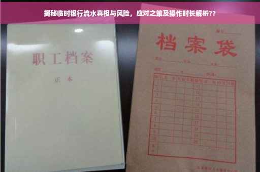 揭秘临时银行流水真相与风险，应对之策及操作时长解析??