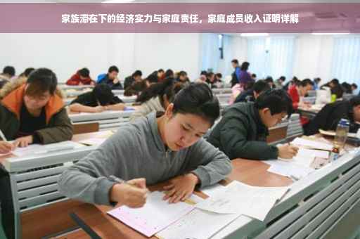 家族滞在下的经济实力与家庭责任，家庭成员收入证明详解