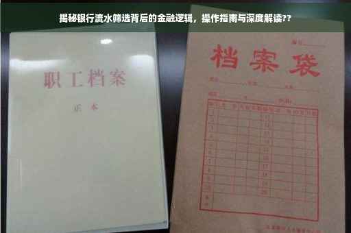 揭秘银行流水筛选背后的金融逻辑，操作指南与深度解读??