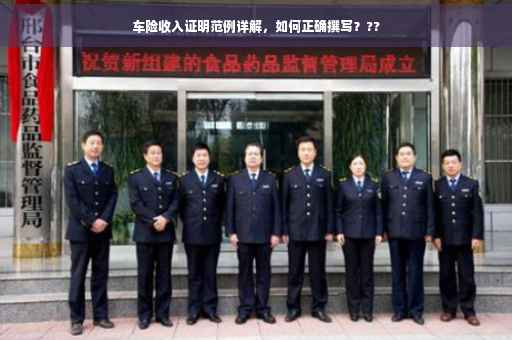 车险收入证明范例详解，如何正确撰写？??