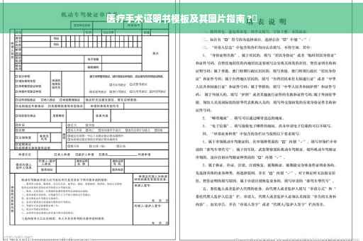 医疗手术证明书模板及其图片指南 ?✨