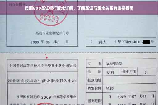 澳洲600签证银行流水详解，了解签证与流水关系的重要指南