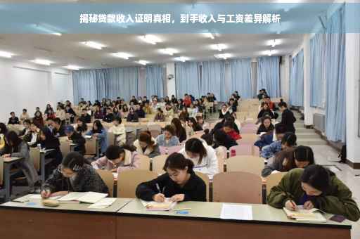 揭秘贷款收入证明真相，到手收入与工资差异解析