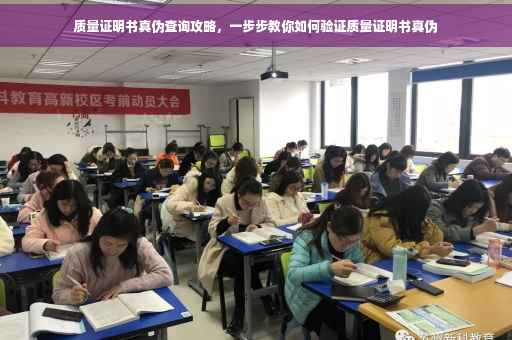 质量证明书真伪查询攻略，一步步教你如何验证质量证明书真伪