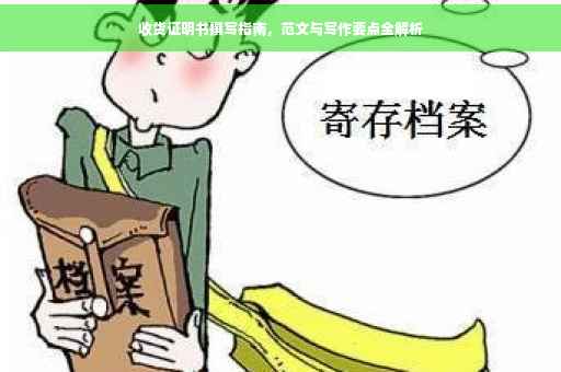 收货证明书撰写指南，范文与写作要点全解析