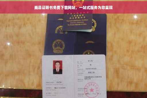 商品证明书免费下载网站，一站式服务为您呈现