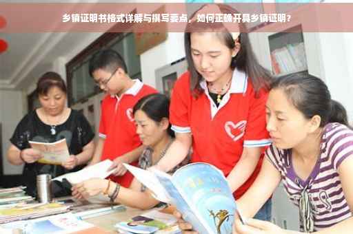 乡镇证明书格式详解与撰写要点，如何正确开具乡镇证明？