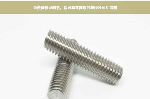 免费健康证明书，探寻真实健康的路径及图片指南