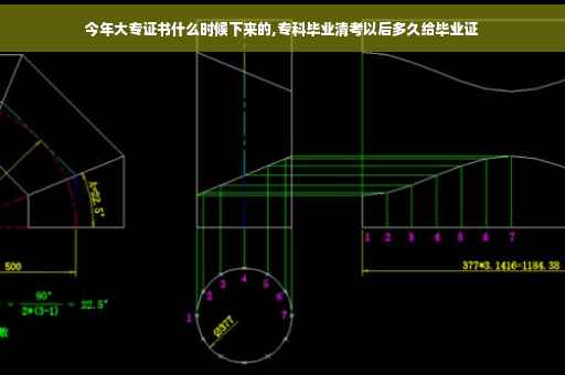 今年大专证书什么时候下来的,专科毕业清考以后多久给毕业证