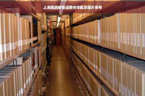 上海医院病情证明书详解及图片参考