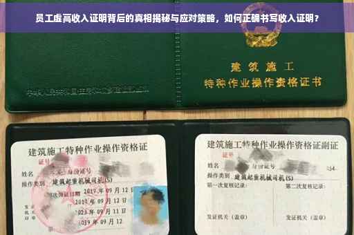 员工虚高收入证明背后的真相揭秘与应对策略，如何正确书写收入证明？