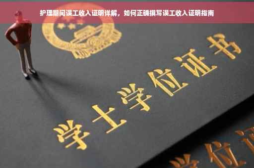 护理期间误工收入证明详解，如何正确撰写误工收入证明指南