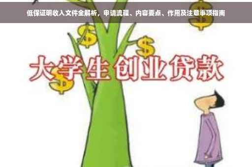 低保证明收入文件全解析，申请流程、内容要点、作用及注意事项指南