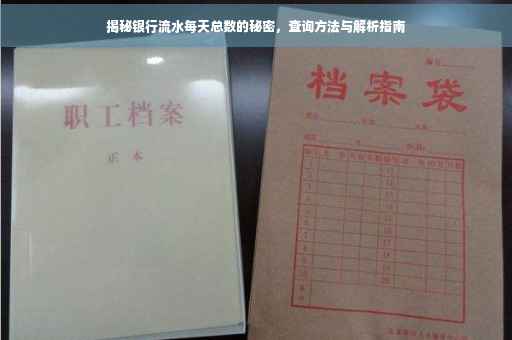揭秘银行流水每天总数的秘密，查询方法与解析指南