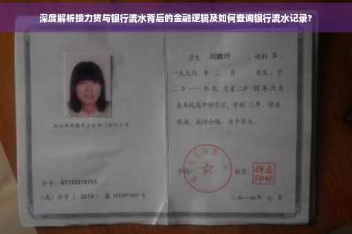 深度解析接力贷与银行流水背后的金融逻辑及如何查询银行流水记录?