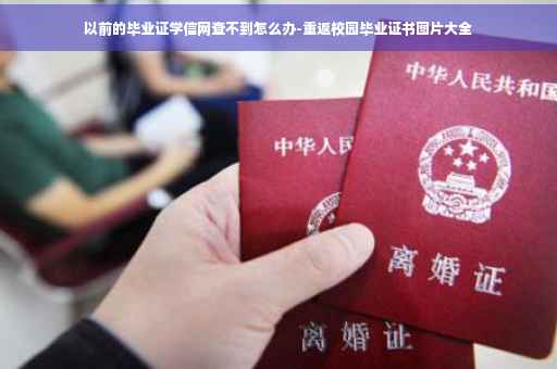 以前的毕业证学信网查不到怎么办-重返校园毕业证书图片大全