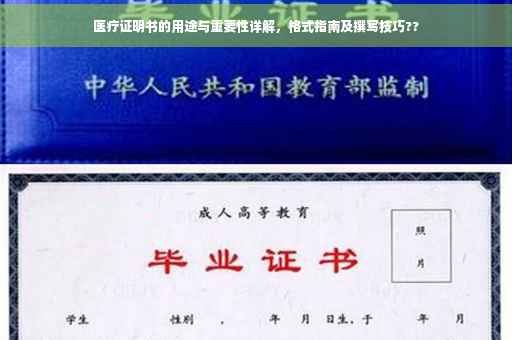 医疗证明书的用途与重要性详解，格式指南及撰写技巧??