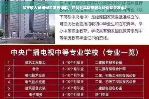 房贷收入证明现金发放详解，如何开具房贷收入证明现金发票？
