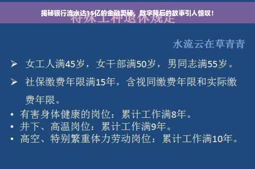 揭秘银行流水达15亿的金融奥秘，数字背后的故事引人惊叹！