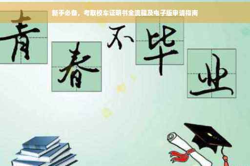 新手必备，考取校车证明书全流程及电子版申请指南