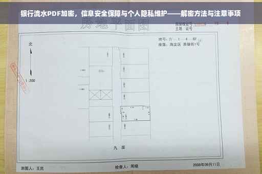 银行流水PDF加密，信息安全保障与个人隐私维护——解密方法与注意事项