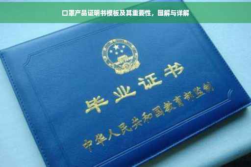 口罩产品证明书模板及其重要性，图解与详解
