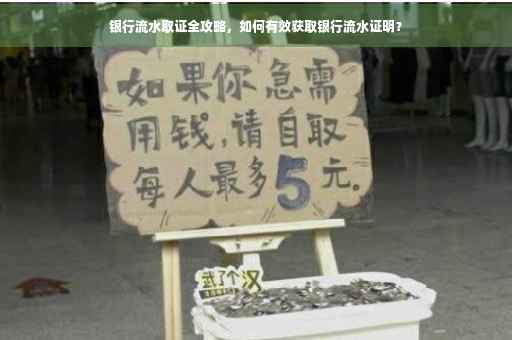 银行流水取证全攻略，如何有效获取银行流水证明？