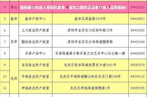 揭秘屠小杰收入背后的故事，成功之路的见证者??收入证明揭秘！
