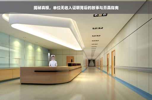 揭秘真相，单位无收入证明背后的故事与开具指南
