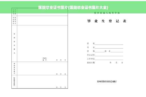 医院毕业证书图片(医院毕业证书图片大全)